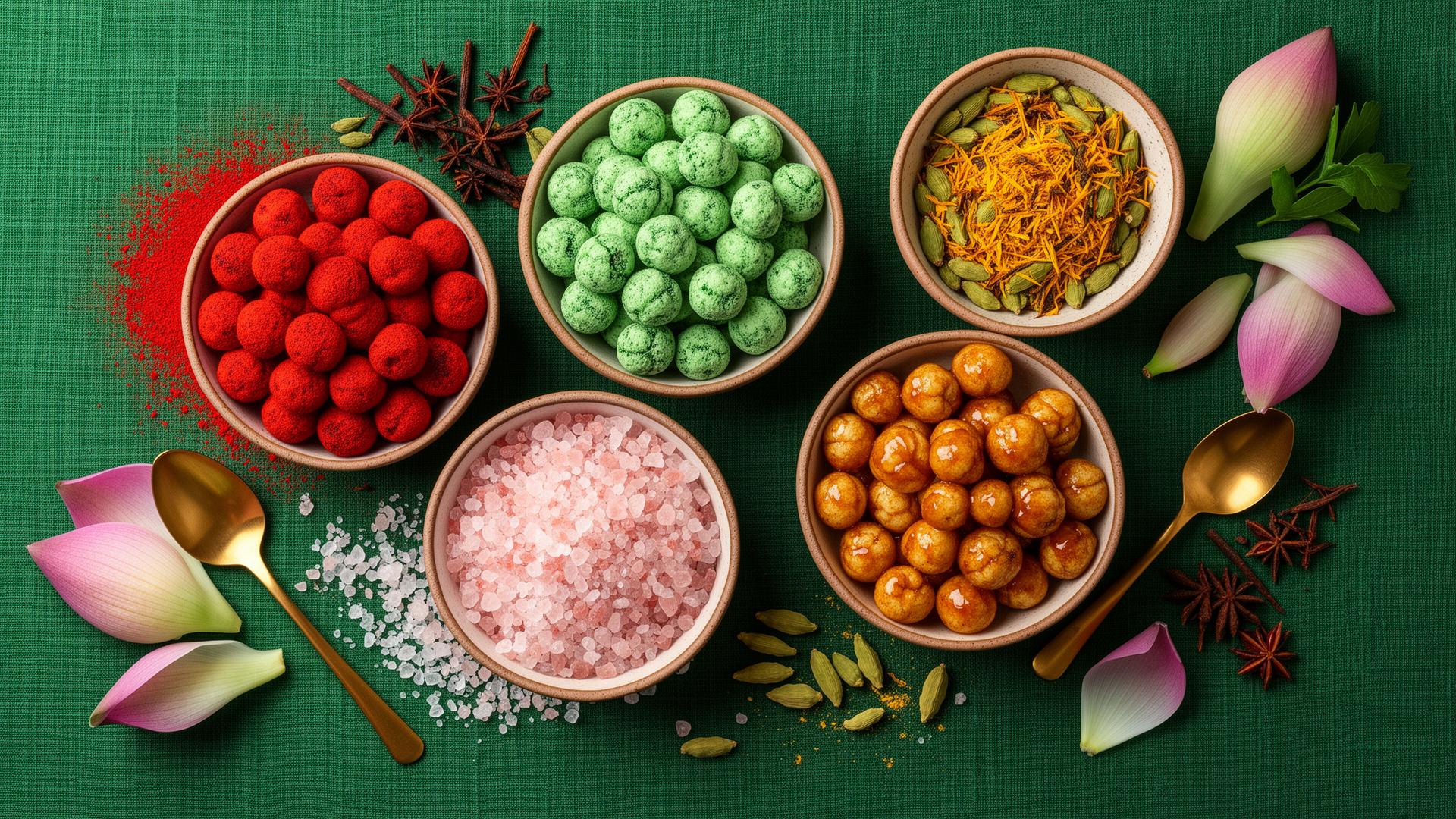 Forest Fresh Co. flavoured Makhana — peri-peri, pudina, pink salt, saffron-cardamom, caramel